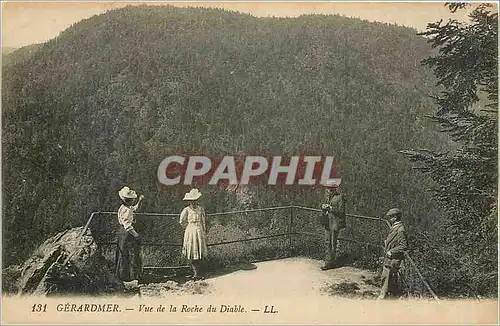 Cartes postales GERARDMER-Vue de la Roche du Diable