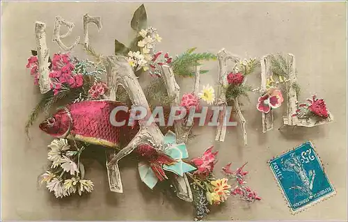 Cartes postales Voeux Fleurs