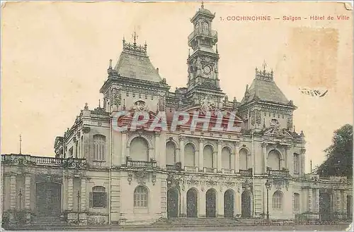 Cartes postales COCHINCHINE-Saigon-HOTEL DE VILLE