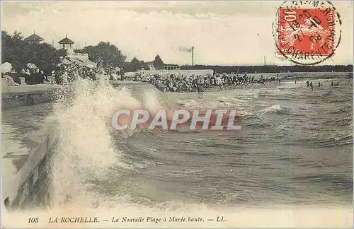 Ansichtskarte AK LA ROCHELLE-La Nouvelle Plage � Mar�e Haute-LL