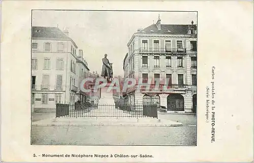Cartes postales Monument de Nicephore Niepce a Chalon sur Saone
