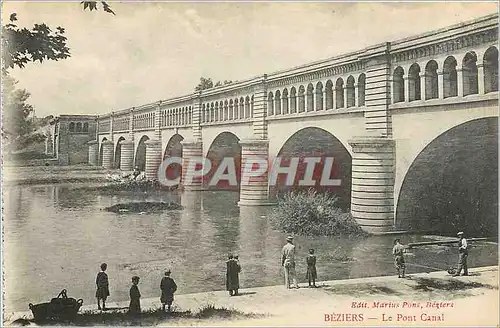 Ansichtskarte AK BEZIERS-Le Pont Canal