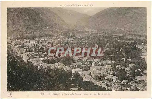 Cartes postales LUCHON-Vue generale prise de la chaumiere