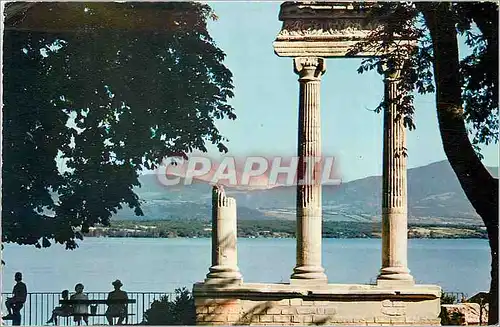 Cartes postales moderne NYON 744lA Colonade Romaine et le Mont Blanc(4810m)