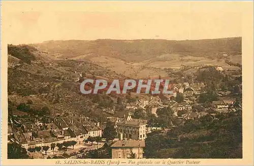 Ansichtskarte AK SALINS-LES BAINS (JURA).Vue generale sur le quartier Pasteur