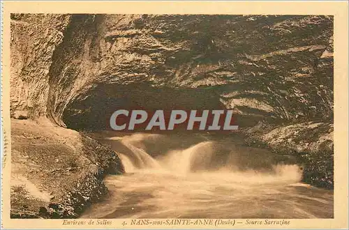 Cartes postales NANS-SOUS-SAINTE-ANNE (doubs) Source Sarrazine