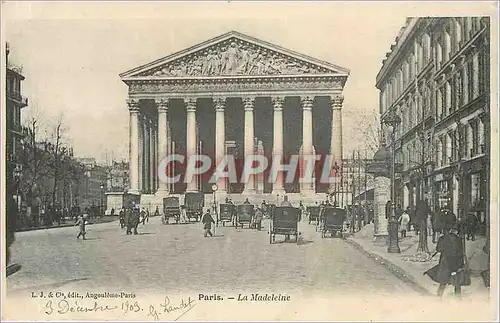 Cartes postales PARIS-La Madeleine