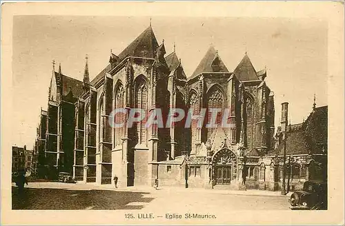 Cartes postales LILLE-Eglise St Maurice
