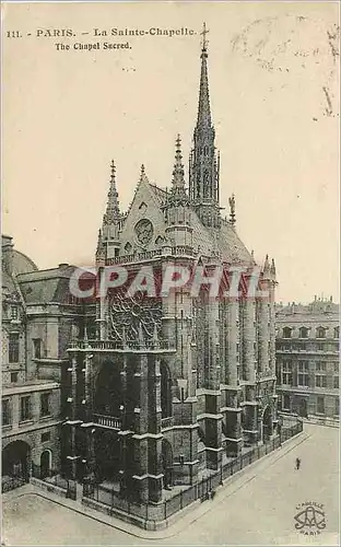 Cartes postales PARIS-La Sainte-Chapelle