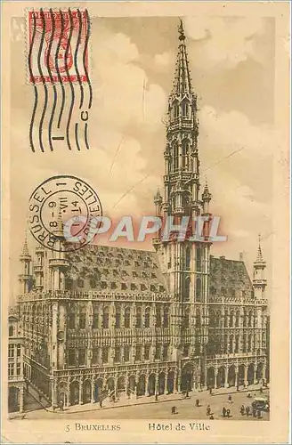 Cartes postales BRUXELLES-HOTEL DE VILLE