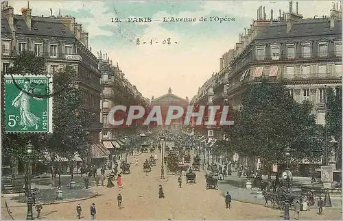 Cartes postales PARIS-L'AVENUE DE L'OPERA