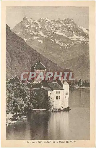 Cartes postales CHILLON et la Dent du Midi