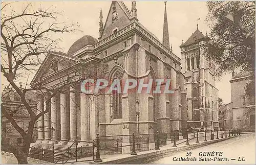 Cartes postales GENEVE-Cathedrale Saint-Pierre