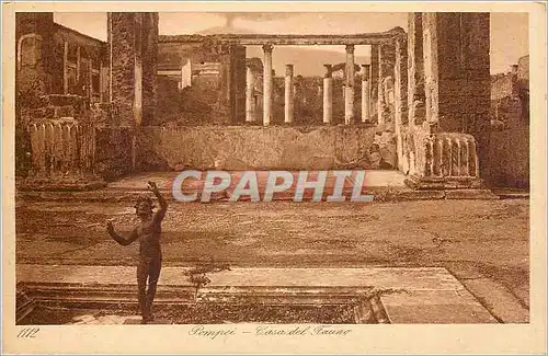 Cartes postales Pompei-Casa del Faune