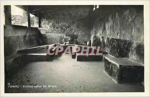 Cartes postales Pompei-Triclinio estivo del grito