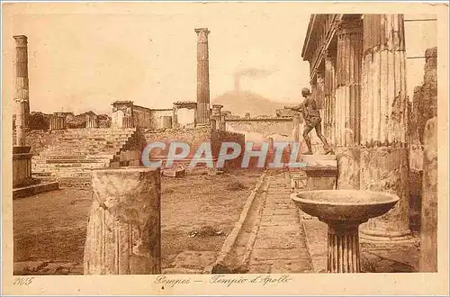 Cartes postales Pompei-Triclinio d'Apollo