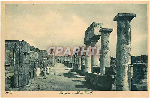 Cartes postales Pompei-Foro Civilo