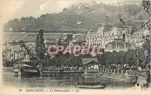 Cartes postales MONTREUX-L  debarcadere