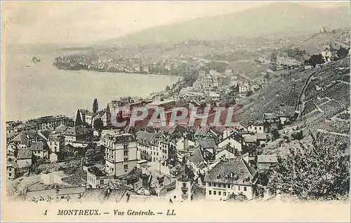 Cartes postales MONTREUX-Vue generale