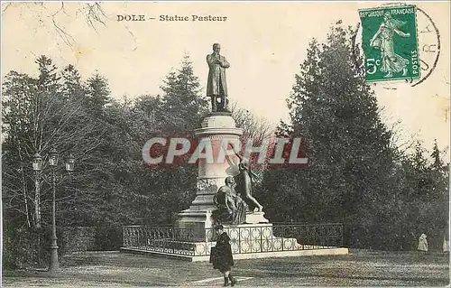 Cartes postales DOLE- Statue Pasteur