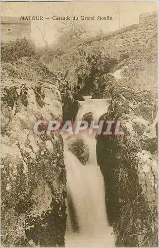 Cartes postales MATOUR-Cascade du Grand Moulin