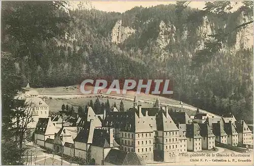 Cartes postales Vue generale de la Grnde Charreuse  Genoble