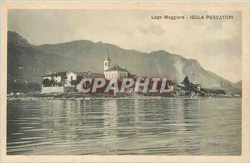 Cartes postales Lago Maggiore-ISOLA PESCATORI