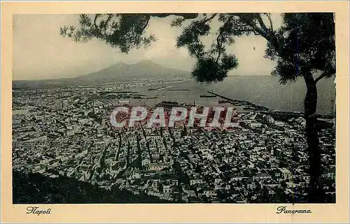Cartes postales Napoli-Via Partenope e Castel dell Ovo