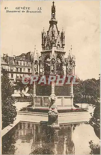 Cartes postales GENEVE-Monument de Brunswick