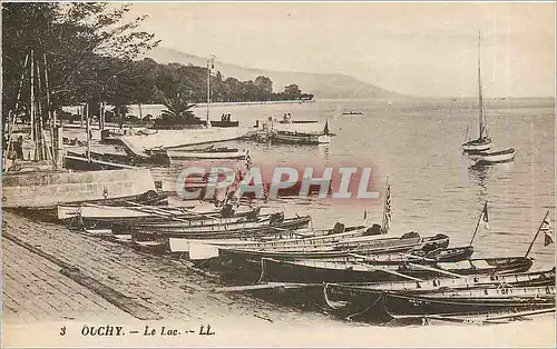 Cartes postales OUCHY-Le Lac Bateaux