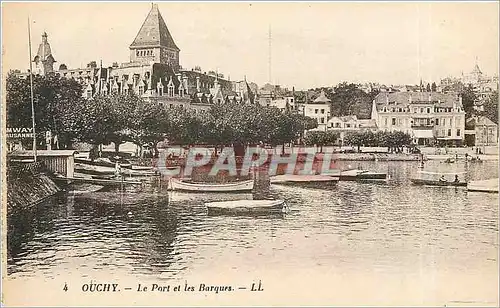 Ansichtskarte AK OUCHY-Le Port et les Barques