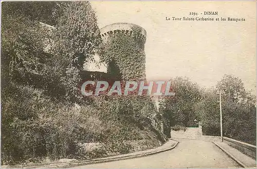 Ansichtskarte AK DINAN-La Tour Sainte catherine et les Remparts