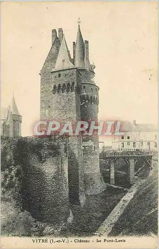 Ansichtskarte AK VITRE(IetV)Chateau-le Pont -Levis