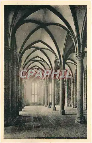 Ansichtskarte AK ABBAYE DU MONT SAINT MICHEL.Salle des Hotes