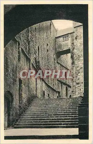 Cartes postales ABBAYE DU MONT SAINT MICHEL.Grand degre intereieur