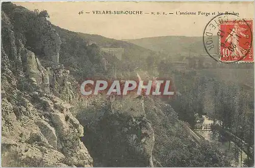 Cartes postales VELARS SUR OUCHE-L'ancienne Forge et le Rochers