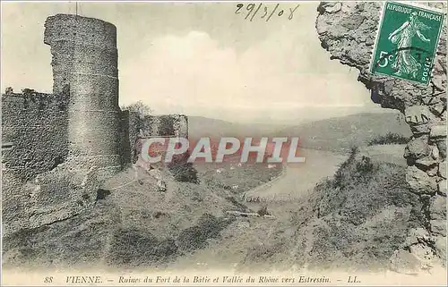 Ansichtskarte AK VIENNE-Ruinesdu Fort de la Batie et Vallee du Rhone vers Estressin-LL