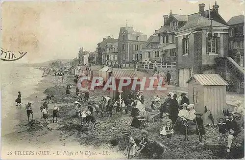 Ansichtskarte AK VILLERS-s MER-La Plage et la Digue-LL