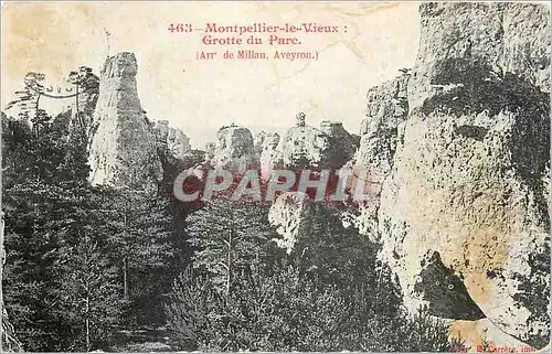 Cartes postales Monpellier-le-Vieux.grotte du parc