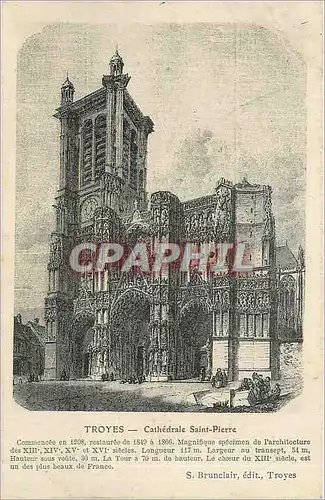 Cartes postales TROYES-Cathedrale Saint-Pierre