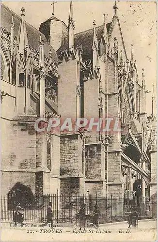 Cartes postales TROYES-Eglise Saint-Urbain
