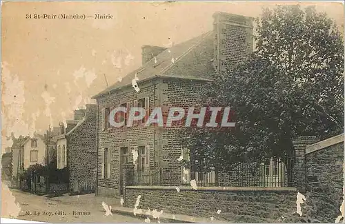 Cartes postales St Pair (Manche)-Mairie