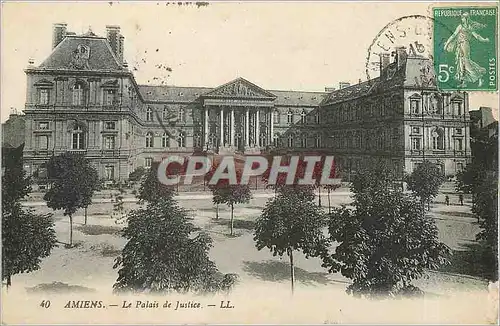 Cartes postales AMIENS-LE Palais de justice