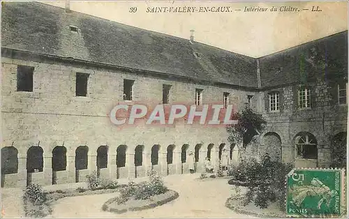 Cartes postales SAINT VALERY EN CAUX- Interieur du Cloitre