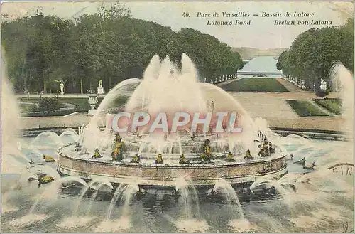 Cartes postales Parc de Versailles-Bain de Latone