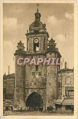 Cartes postales LA ROCHELLE(Charente inter )porte et Tour de la Grosse Horloge(XIIIeme s)