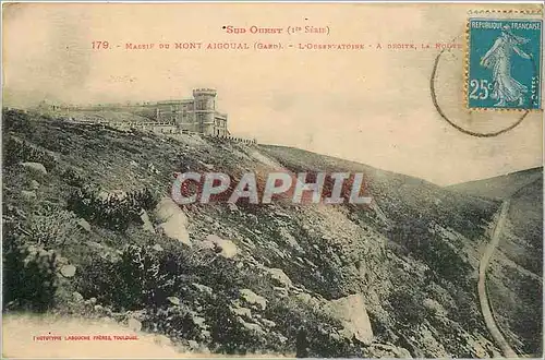 Cartes postales Massif du MONT AIGOUAL (GARD)-L'OBSERVATOIRE-