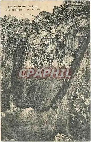 Ansichtskarte AK La Pointe du Raz-Enfer de Plogoff-Les Tunnels