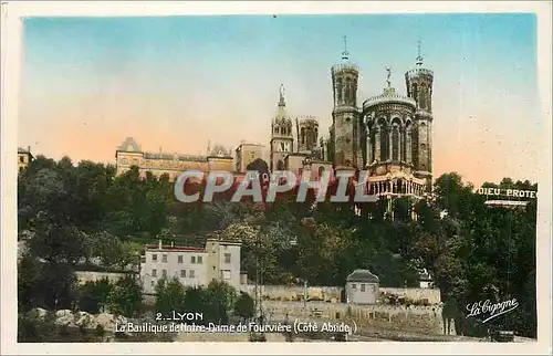 Cartes postales LYON-La Basilique de Notre Dame de Fourviere