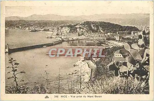 Cartes postales NICE Vue prise du Mont Boron